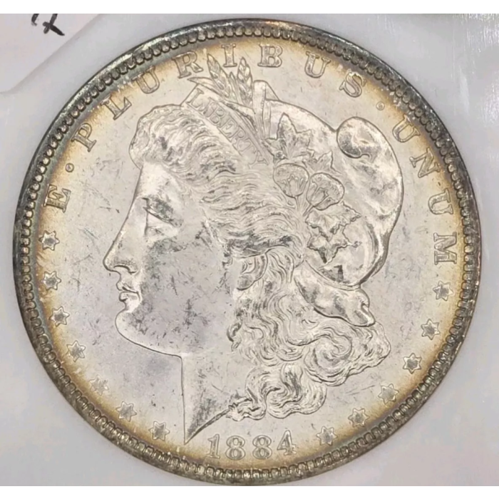 1884-O Morgan Silver Dollar NGC MS64 CAC Fatty