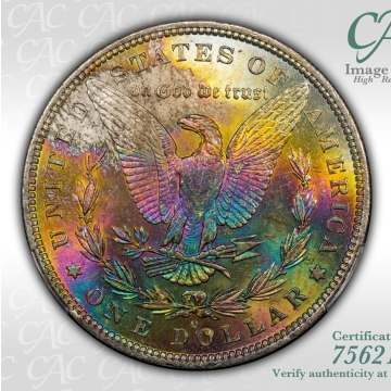 1883-O $1 Morgan Dollar CACG MS64 (CAC)