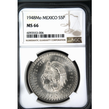 1948MO MEXICO S5P NGC MS66