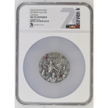 2019MW Niue Leonidas S$5 NGC MS70AN