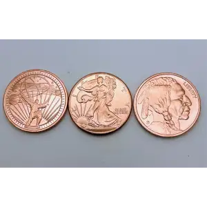 Random 1 Oz Copper Round .999 AVDP